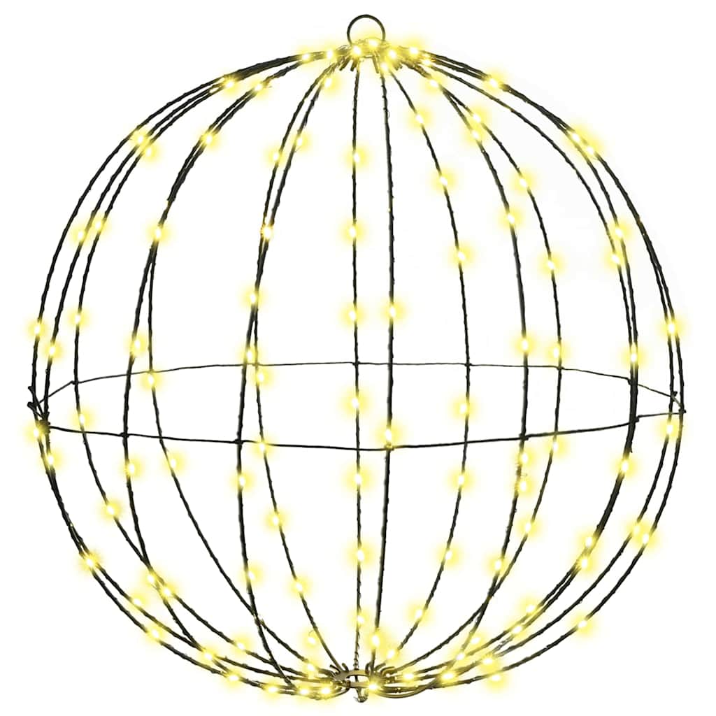 Kule med 160 LED Varmhvit 50 cm Metall