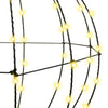 Kule med 192 LED 2 pcs Varmhvit 30 cm Metall