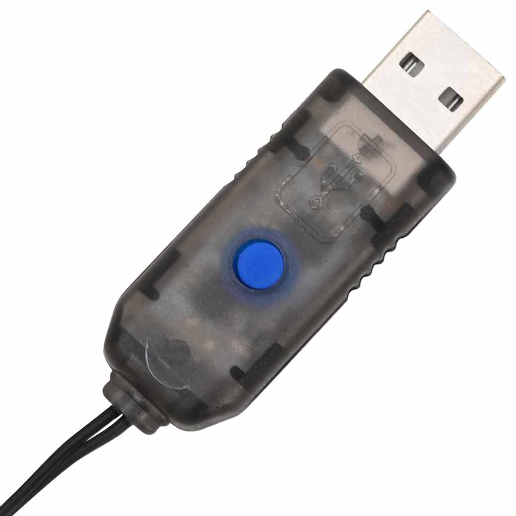 Kule med 192 LED 2 pcs Varmhvit 30 cm Metall