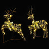 LED Reinsdyr med 40 LED 2 pcs Varmhvit PET