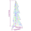 Juletre med 100 LED Flerfarget 120 cm Akryl