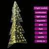 Juletre med 160 LED Varmhvit 150 cm Akryl