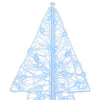 Juletre med 160 LED Kald Hvit 150 cm Akryl