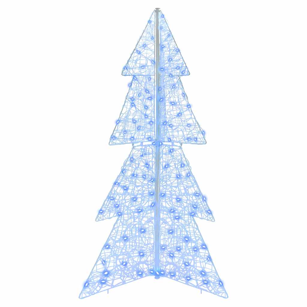 Juletre med 160 LED Blå 150 cm Akryl