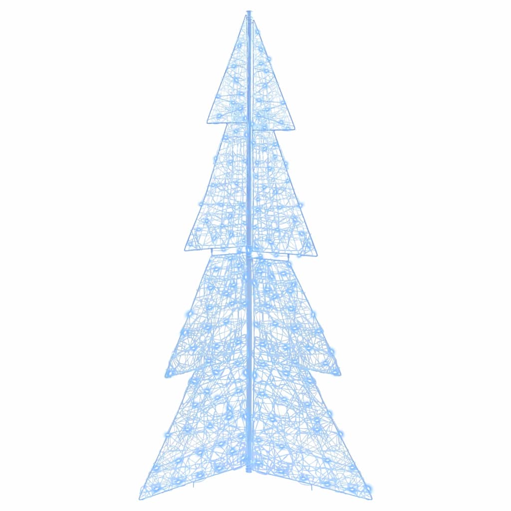 Juletre med 240 LED Kald Hvit 180 cm Akryl