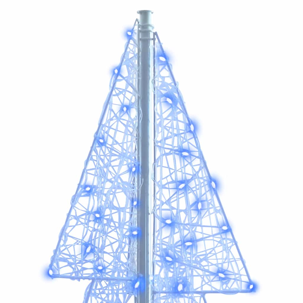 Juletre med 240 LED Blå 180 cm Akryl