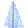 Juletre med 240 LED Blå 180 cm Akryl