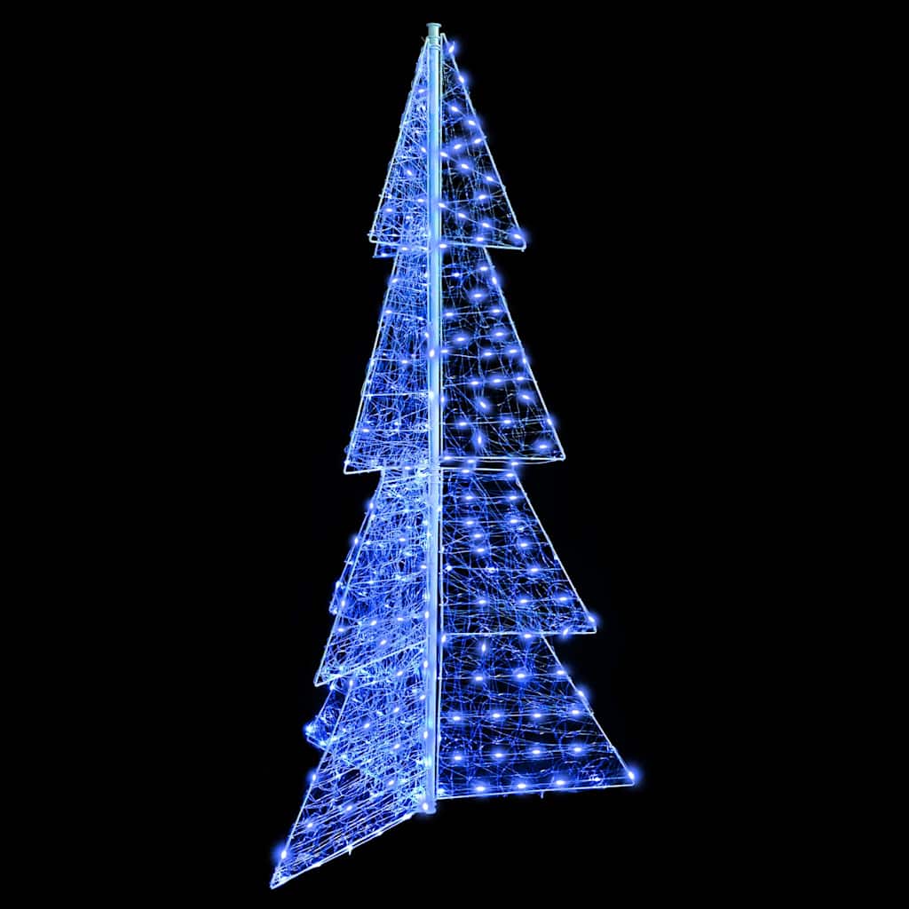 Juletre med 240 LED Blå 180 cm Akryl
