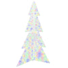 Juletre med 240 LED Flerfarget 180 cm Akryl