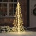 Juletre med 240 LED Varmhvit 180 cm PET