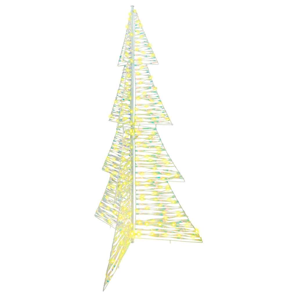 Juletre med 240 LED Varmhvit 180 cm PET