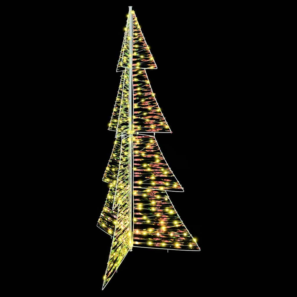 Juletre med 240 LED Varmhvit 180 cm PET