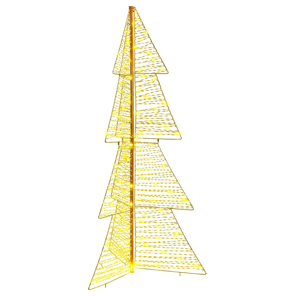 Juletre med 160 LED Varmhvit 150 cm PET
