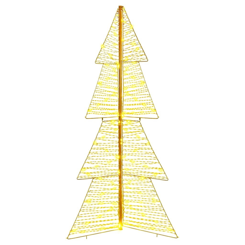 Juletre med 160 LED Varmhvit 150 cm PET