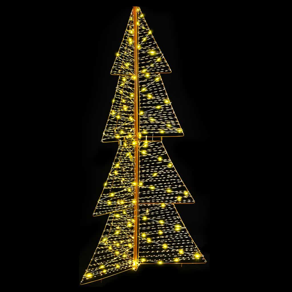 Juletre med 160 LED Varmhvit 150 cm PET
