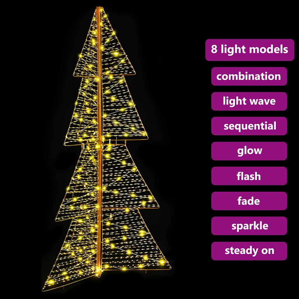 Juletre med 160 LED Varmhvit 150 cm PET