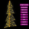 Juletre med 160 LED Varmhvit 150 cm PET