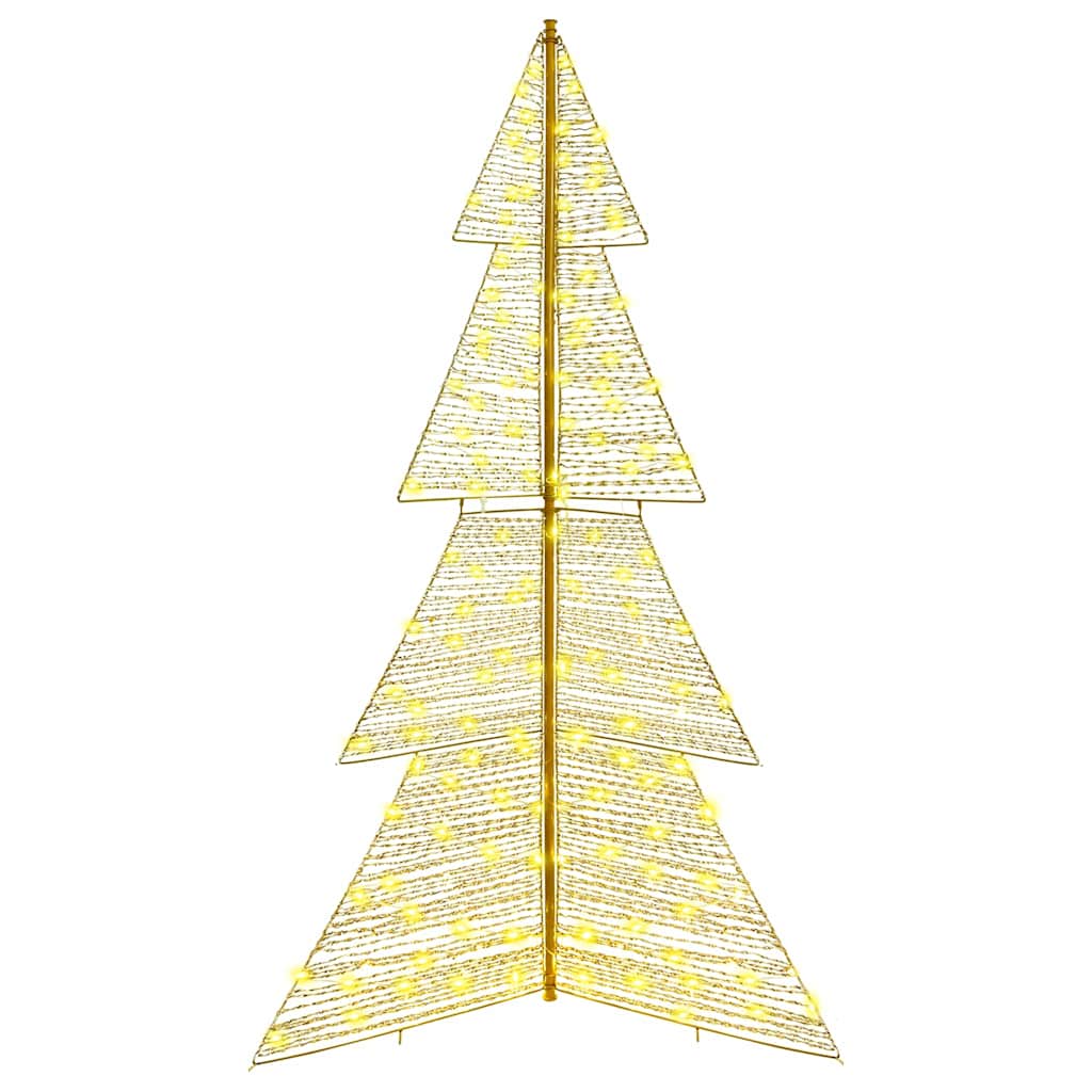 Juletre med 240 LED Varmhvit 180 cm PET