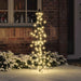 Juletre med 100 LED Varmhvit 120 cm Rotting