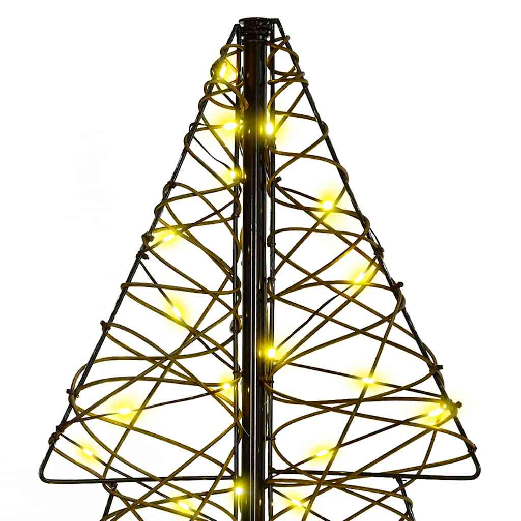Juletre med 160 LED Varmhvit 150 cm Rotting