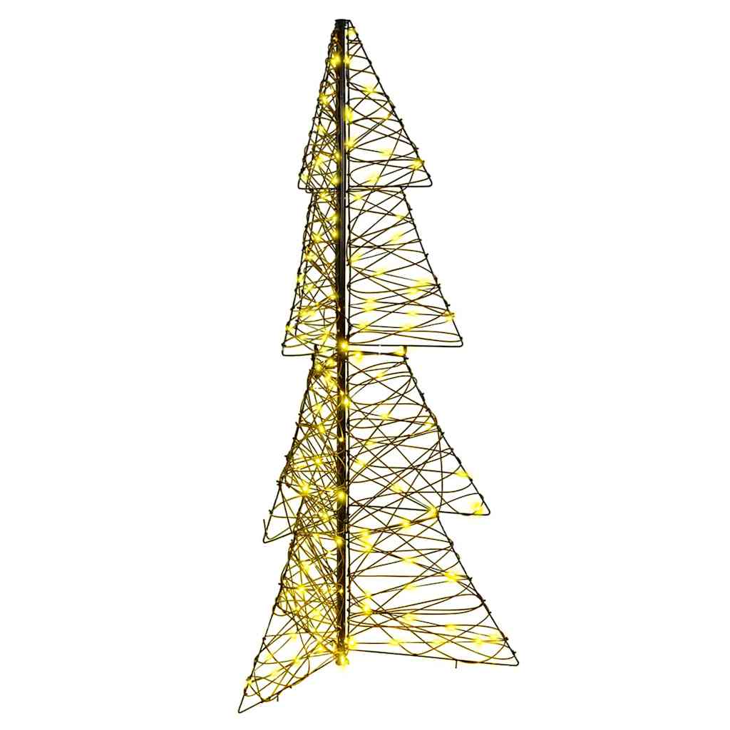 Juletre med 160 LED Varmhvit 150 cm Rotting
