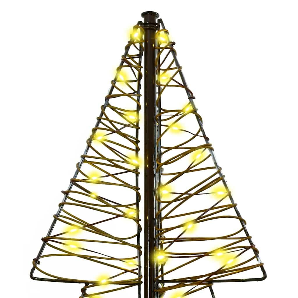 Juletre med 240 LED Varmhvit 180 cm Rotting