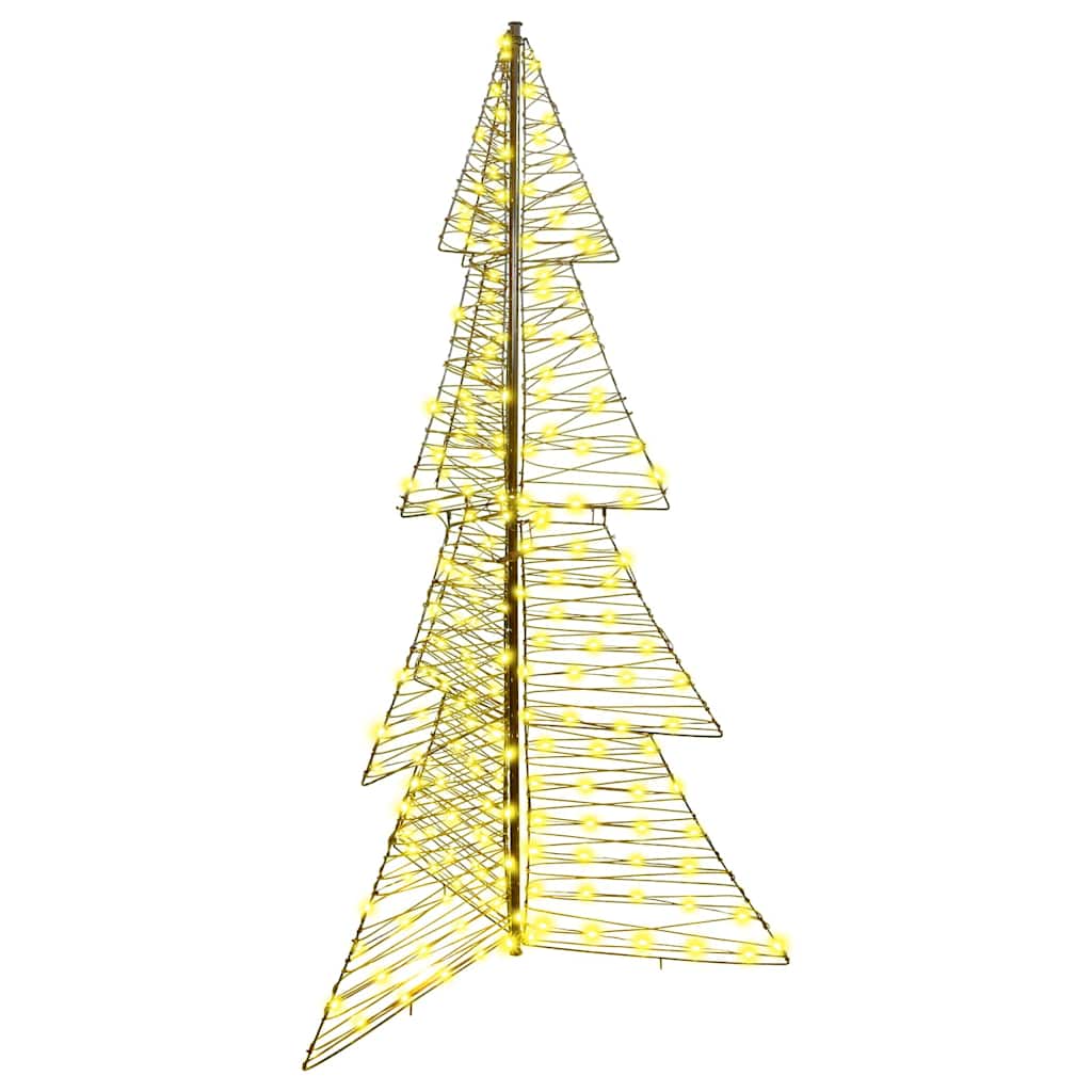 Juletre med 240 LED Varmhvit 180 cm Rotting