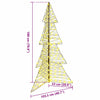 Juletre med 240 LED Varmhvit 180 cm Rotting