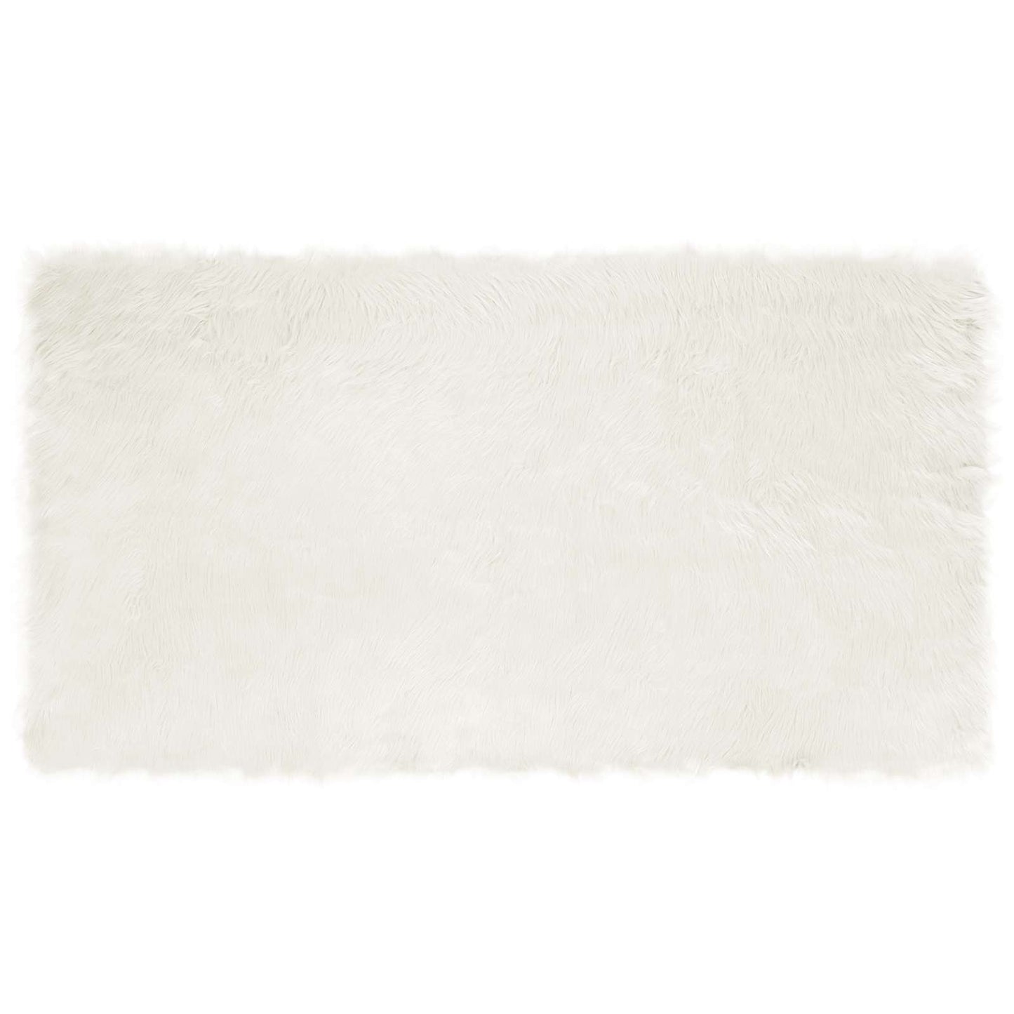 Fusk saueskinnteppe TAFALLA Hvit 60 x 110 cm Polyester