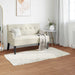 Fusk saueskinnteppe TAFALLA Hvit 80 x 150 cm Polyester