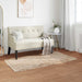 Fusk saueskinnteppe TAFALLA Beige 80 x 150 cm Polyester