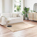 Fusk saueskinnteppe TAFALLA Beige 160 x 160 cm Polyester