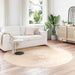 Fusk saueskinnteppe TAFALLA Beige Ø 160 cm Polyester