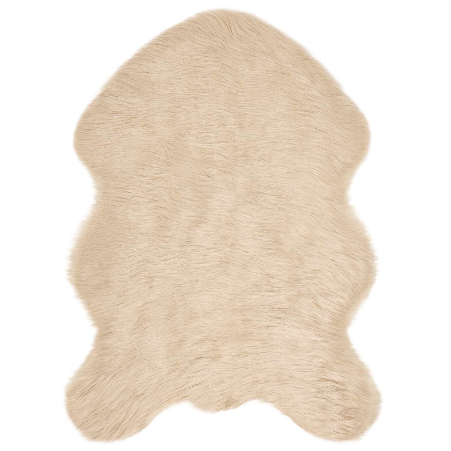 Fusk saueskinnteppe TAFALLA Beige 60 x 90 cm Polyester