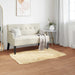 Fusk saueskinnteppe TAFALLA Krem 60 x 110 cm Polyester