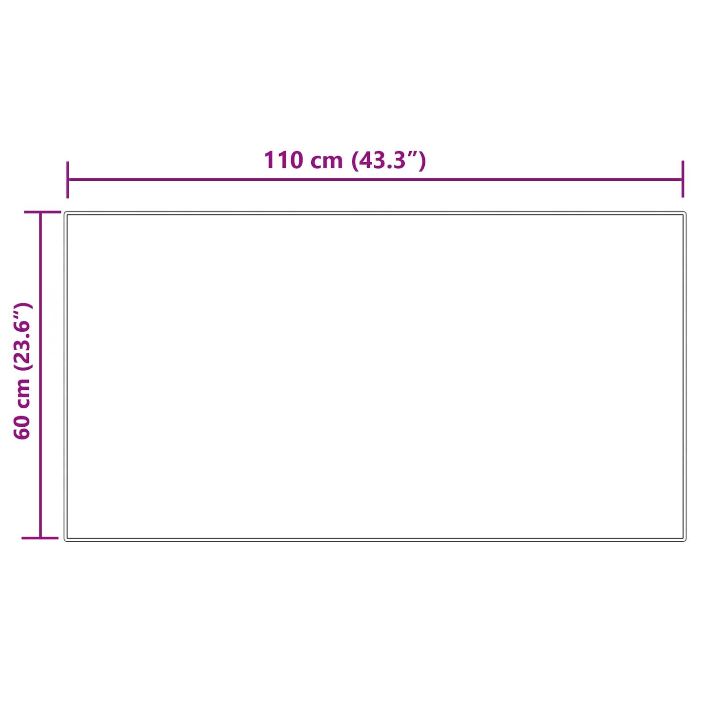 Fusk saueskinnteppe TAFALLA Krem 60 x 110 cm Polyester