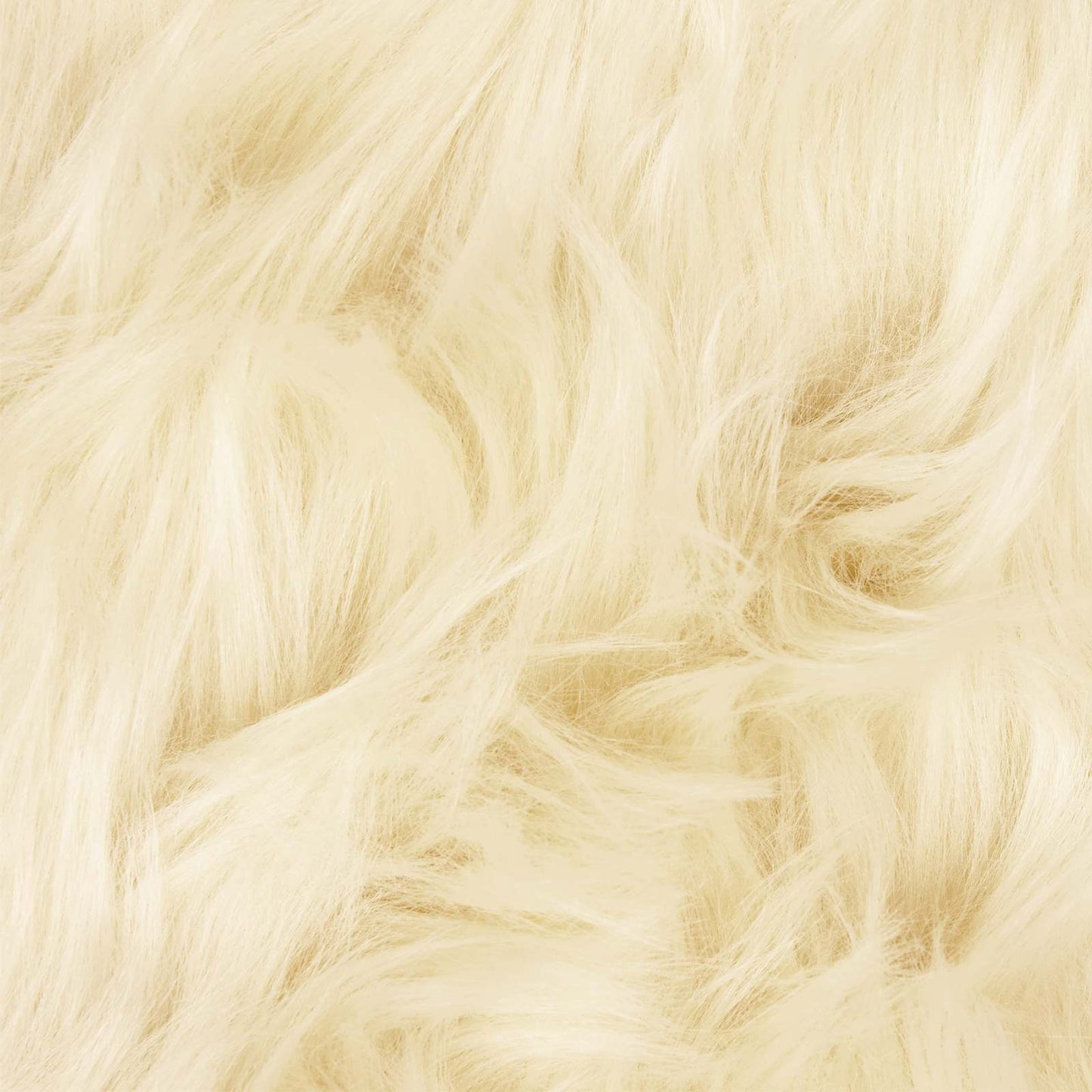 Fusk saueskinnteppe TAFALLA Krem 120 x 120 cm Polyester