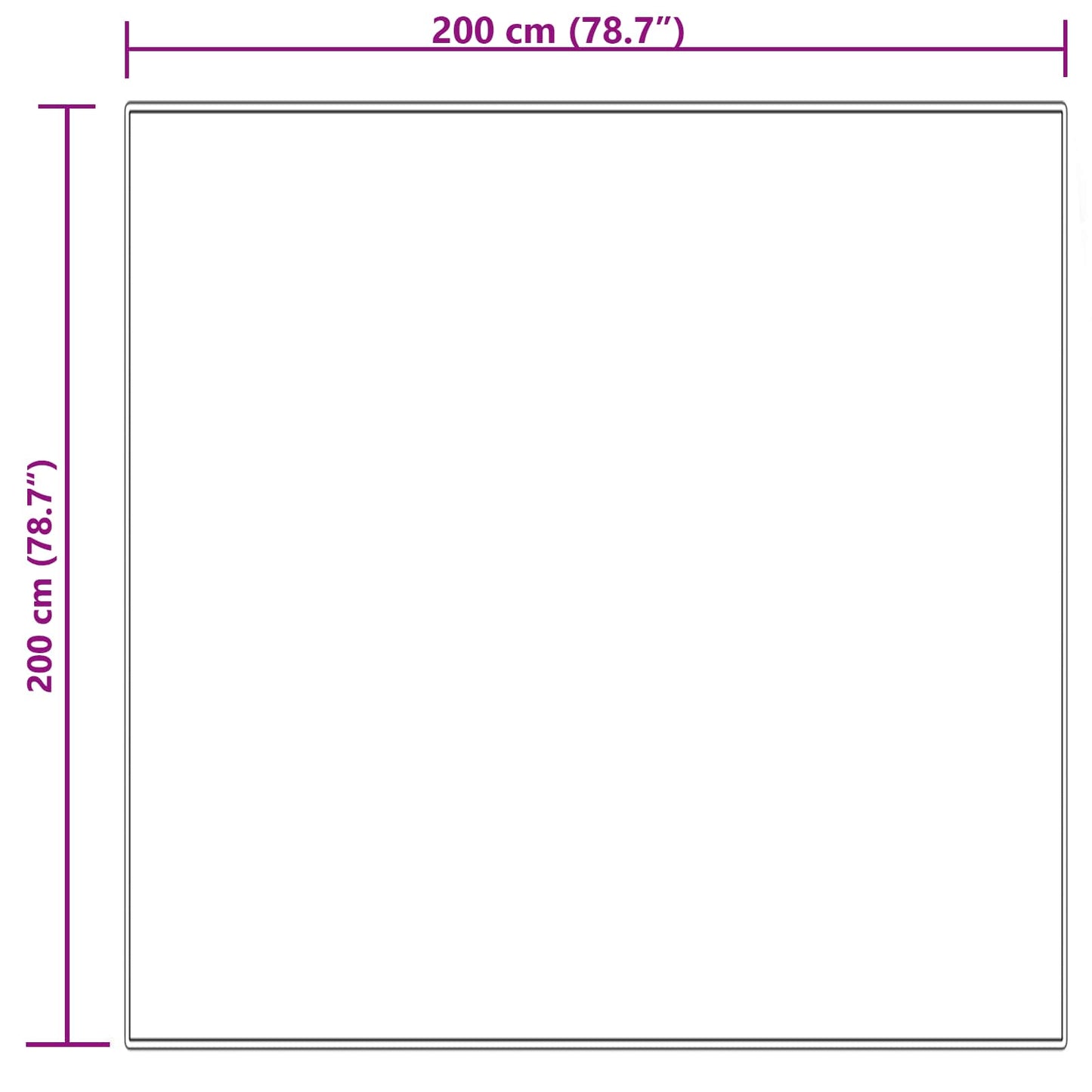 Fusk saueskinnteppe TAFALLA Krem 200 x 200 cm Polyester