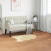 Fusk saueskinnteppe TAFALLA Krem 60 x 90 cm Polyester