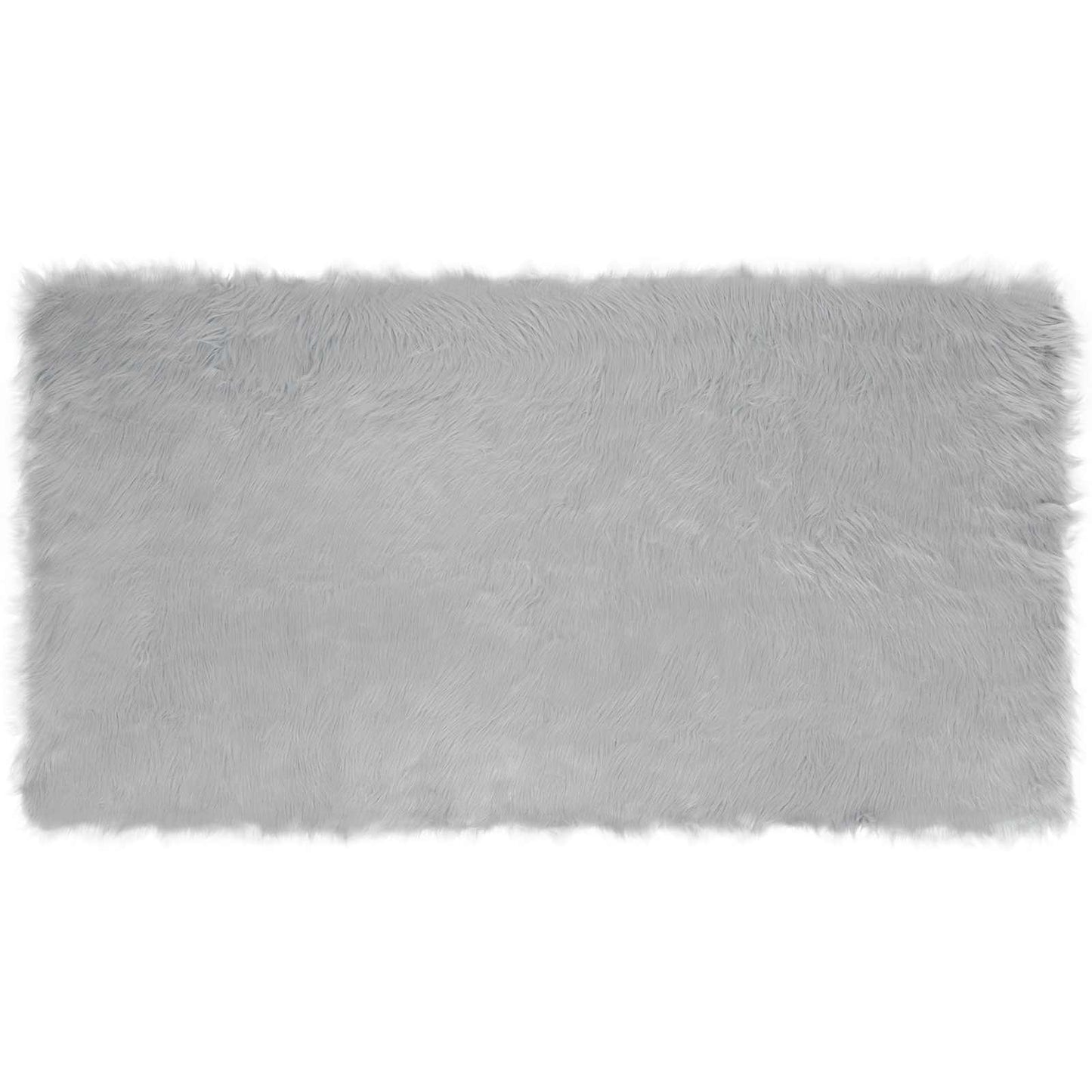 Fusk saueskinnteppe TAFALLA Grå 80 x 150 cm Polyester