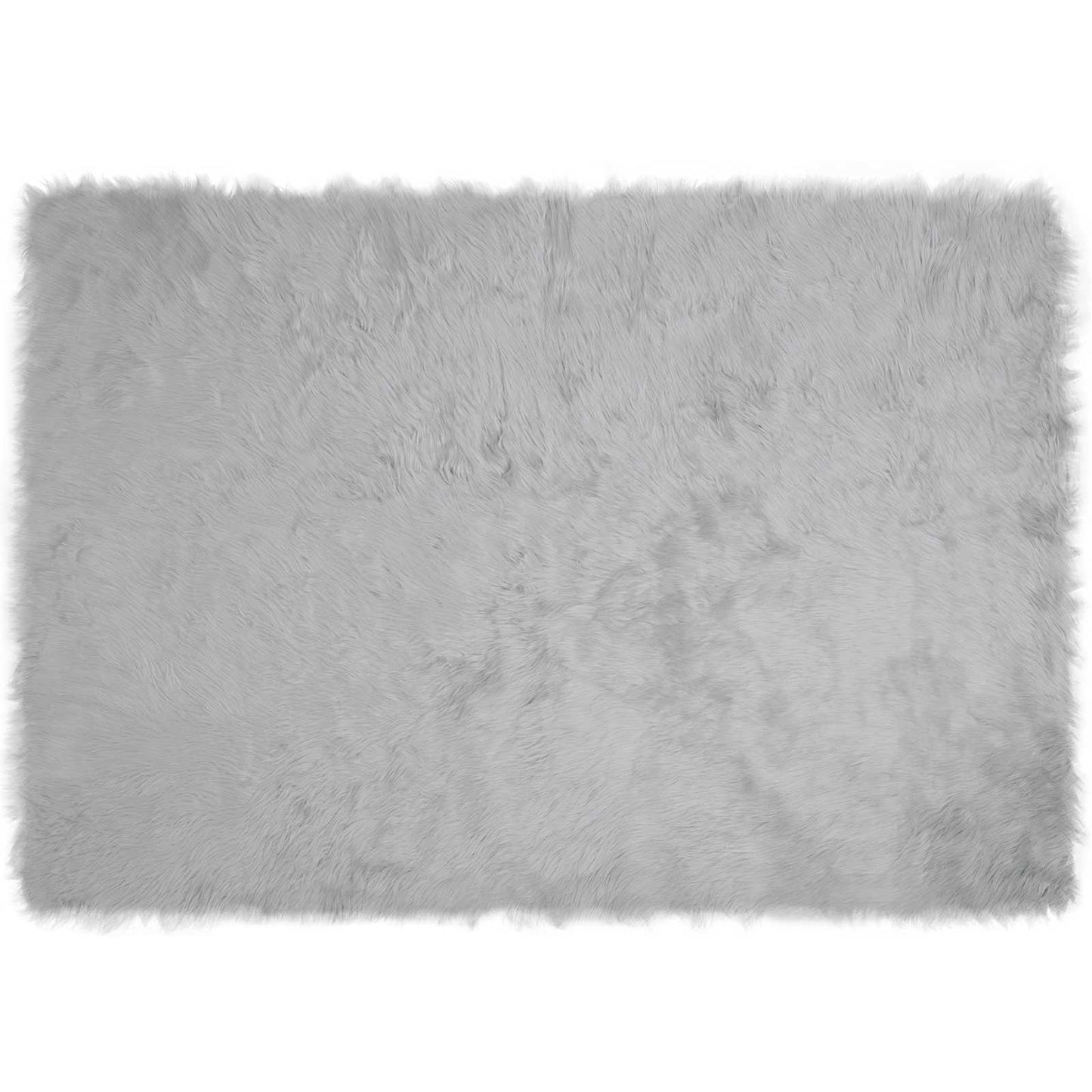 Fusk saueskinnteppe TAFALLA Grå 120 x 170 cm Polyester