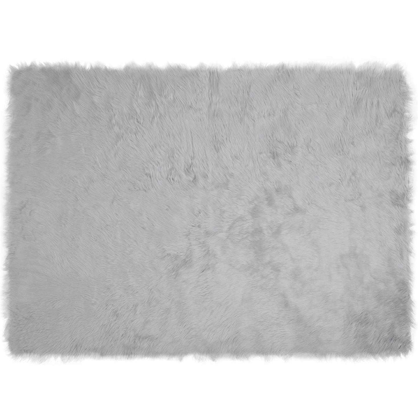 Fusk saueskinnteppe TAFALLA Grå 160 x 230 cm Polyester