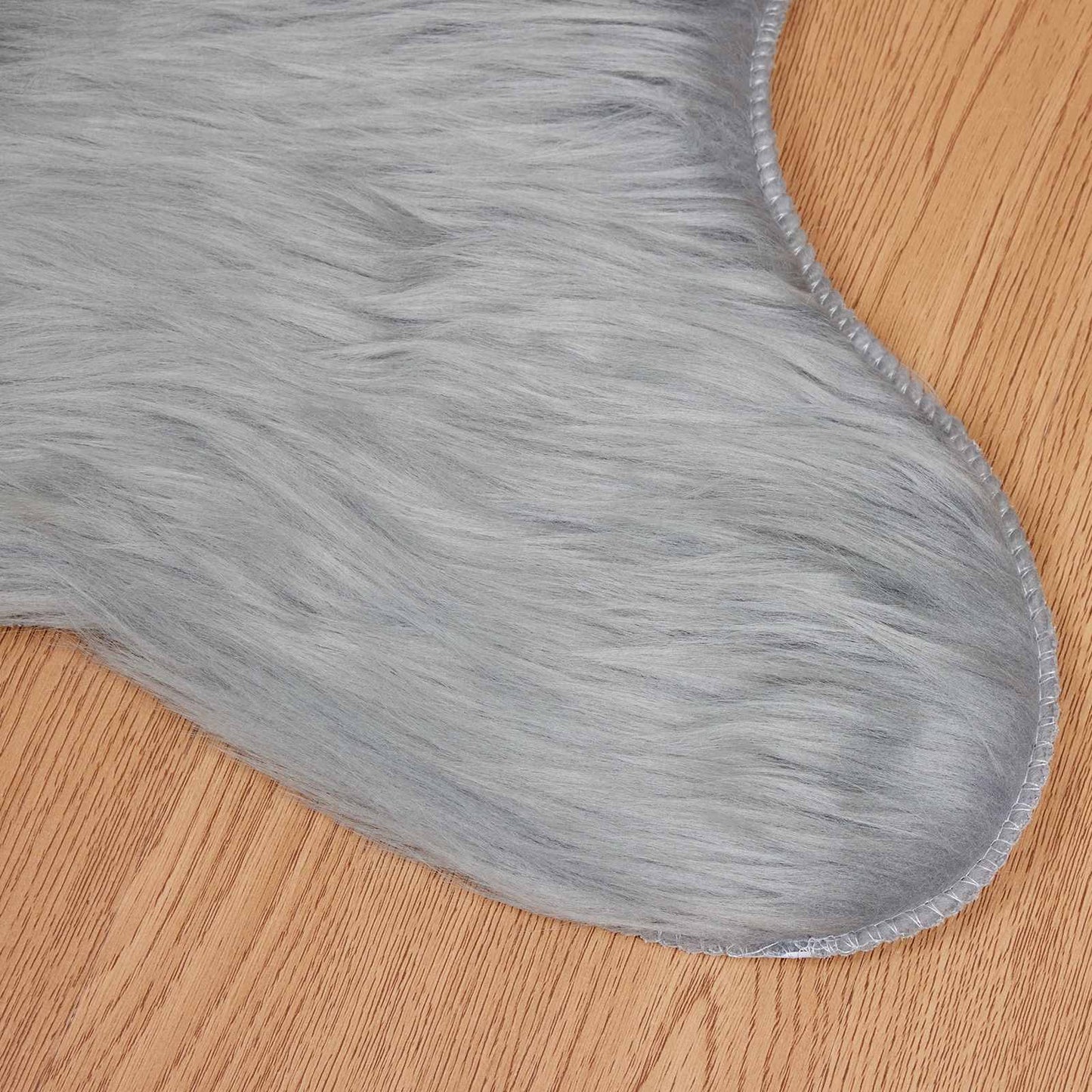 Fusk saueskinnteppe TAFALLA Grå 80 x 120 cm Polyester