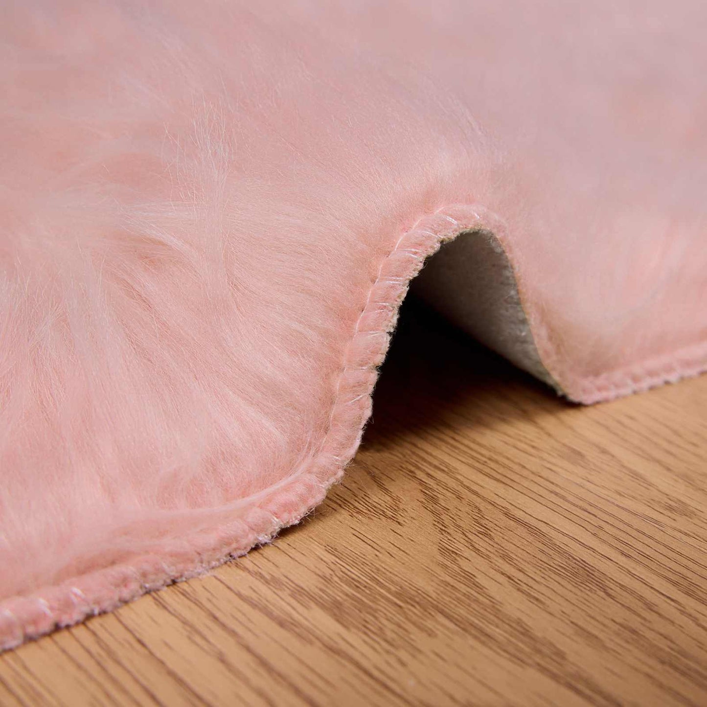 Fusk saueskinnteppe TAFALLA Rosa 60 x 110 cm Polyester