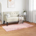 Fusk saueskinnteppe TAFALLA Rosa 60 x 110 cm Polyester