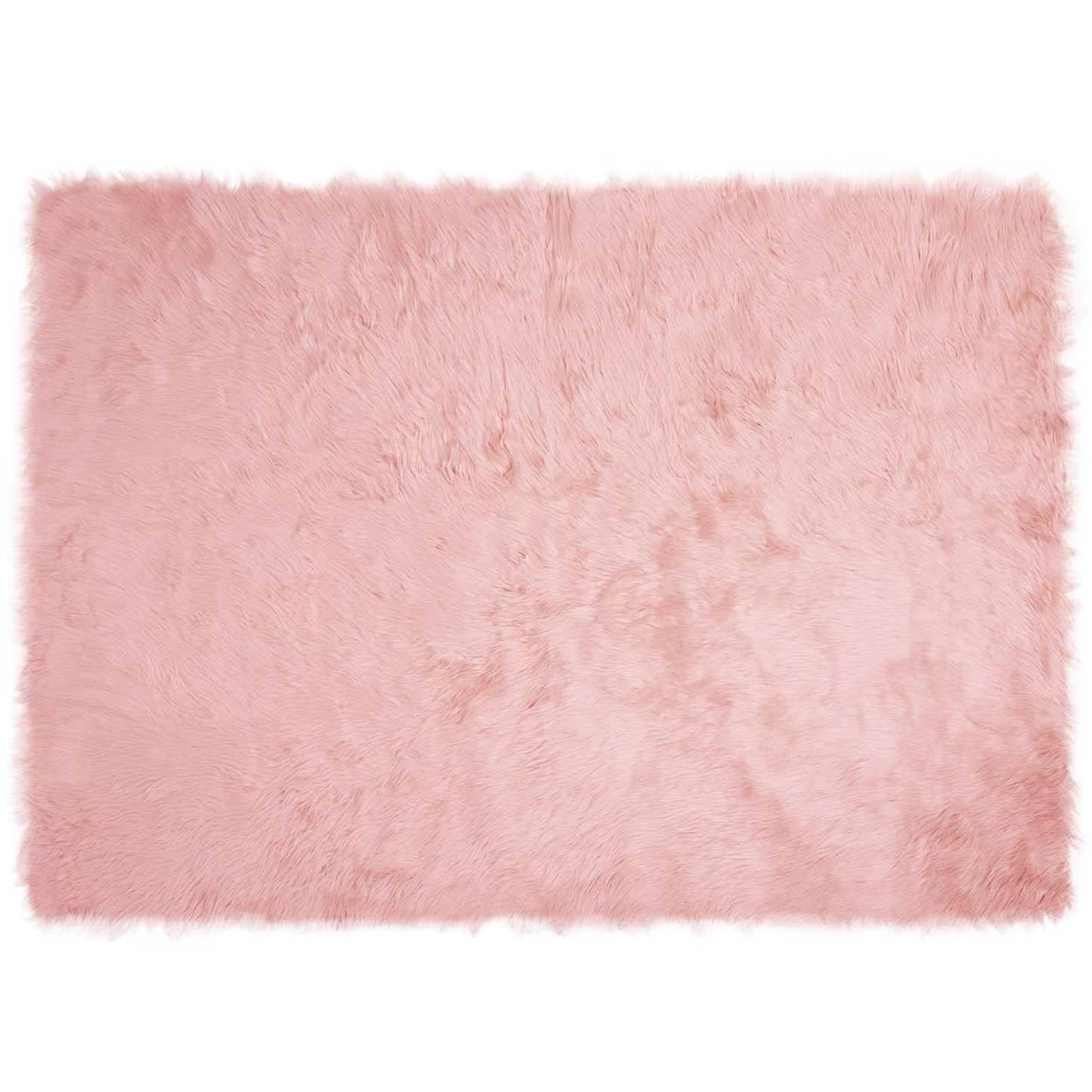 Fusk saueskinnteppe TAFALLA Rosa 120 x 170 cm Polyester