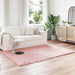 Fusk saueskinnteppe TAFALLA Rosa 160 x 230 cm Polyester
