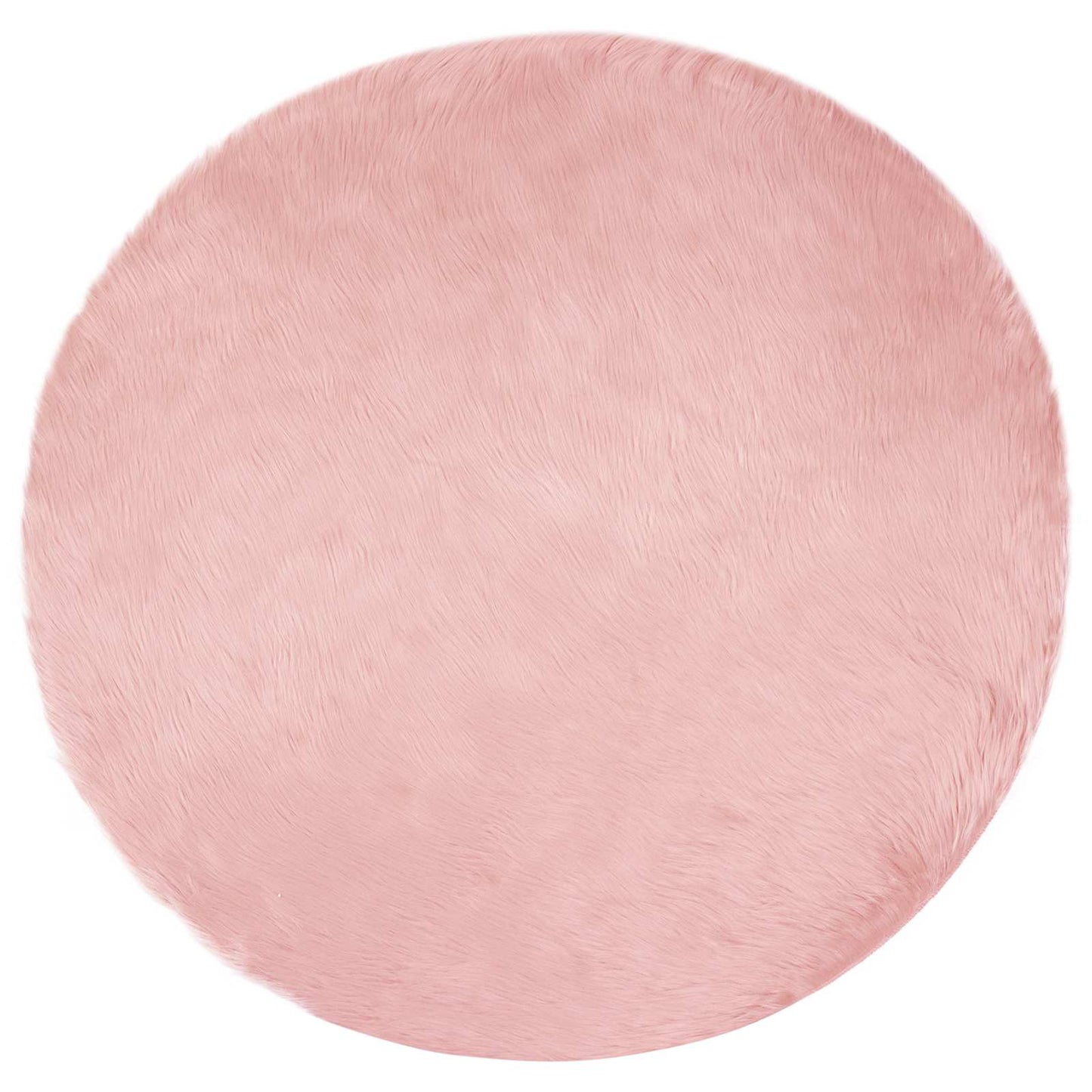 Fusk saueskinnteppe TAFALLA Rosa Ø 160 cm Polyester