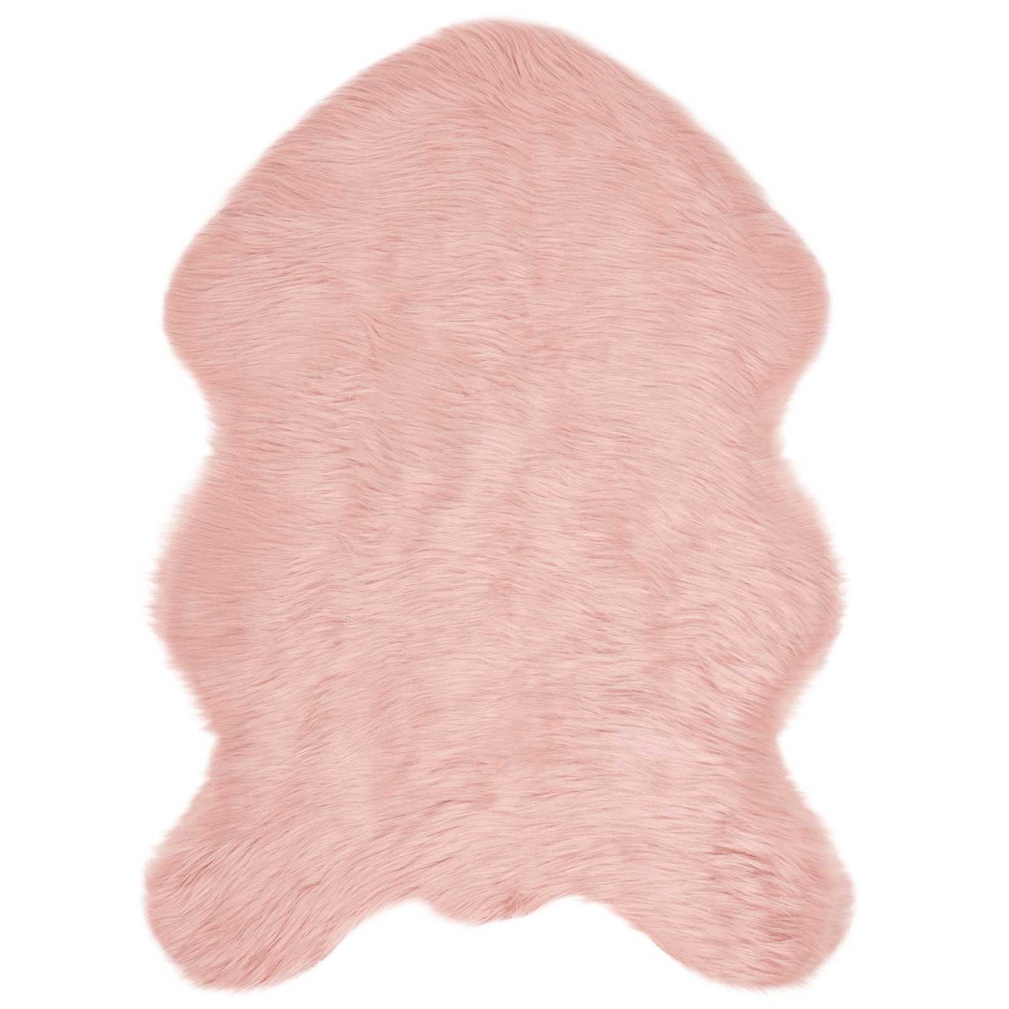 Fusk saueskinnteppe TAFALLA Rosa 60 x 90 cm Polyester