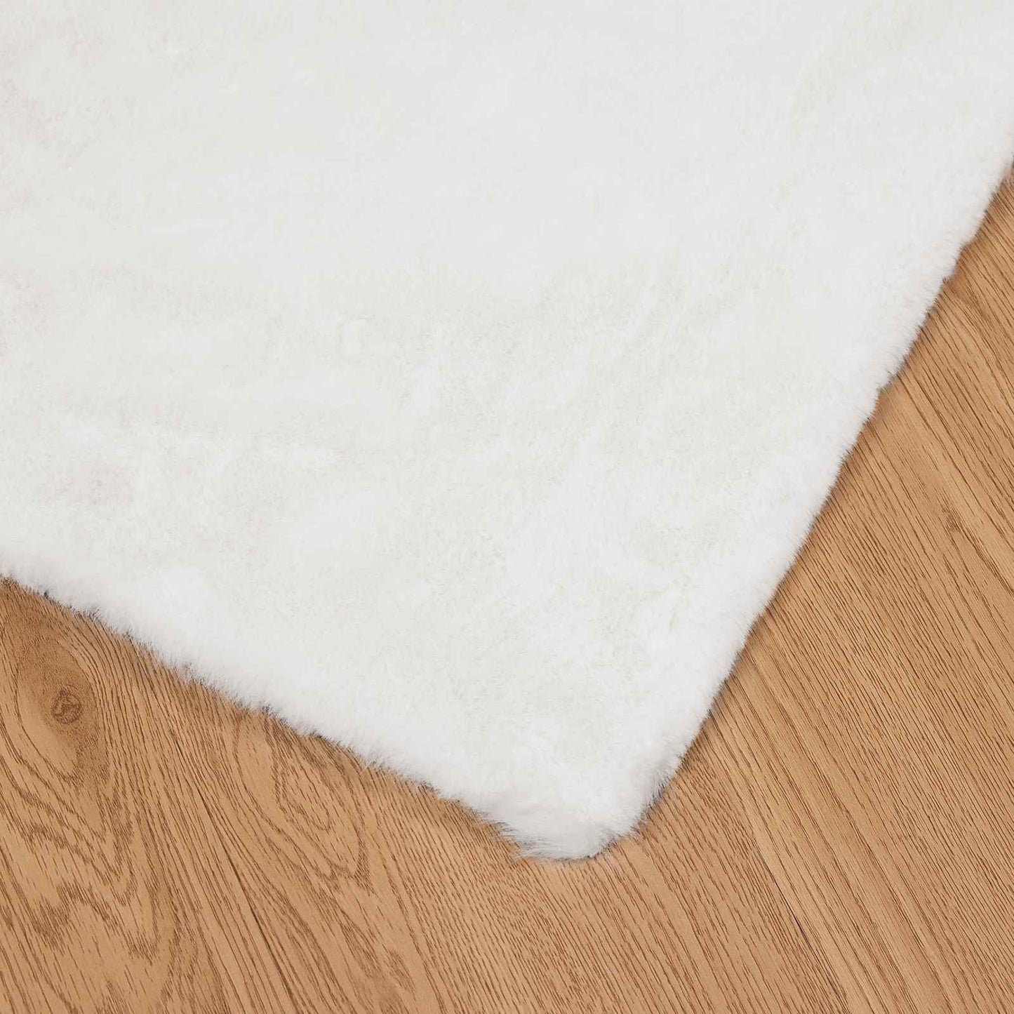 Skliikkerteppe i kunstig kaninpels OLITE Hvit 240 x 340 cm